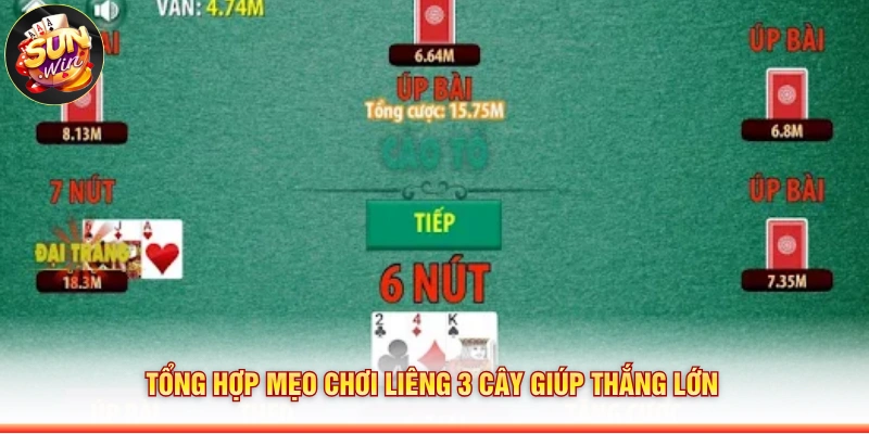 Tổng hợp mẹo chơi liêng 3 cây giúp thắng lớn